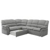 Rozkládací rohová sedačka LANZAROTE (Vyberte si umístění rohu: roh na pravé straně, potah berlin new 03)