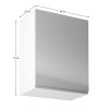 Horní skříňka AURORA G601F (Barva bílý extra vysoký lesk, Varianta pravá)