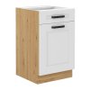 Spodní skříňka LULA 50 D 1F 1S BB (provedení bílá)