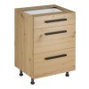 Spodní skříňka LANGEN D60S3 (Barva dub artisan)