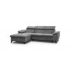 Rohová sedací souprava Colma (Barva látka Tmavě šedá Sally 09, Rohové provedení levá)