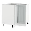 Spodní rohová skříňka JULIA TYP 62 (Barva světlešedá/bílá)