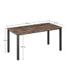 PC stůl  KLAUDIUS TYP 7 (odstín beton tmavý)
