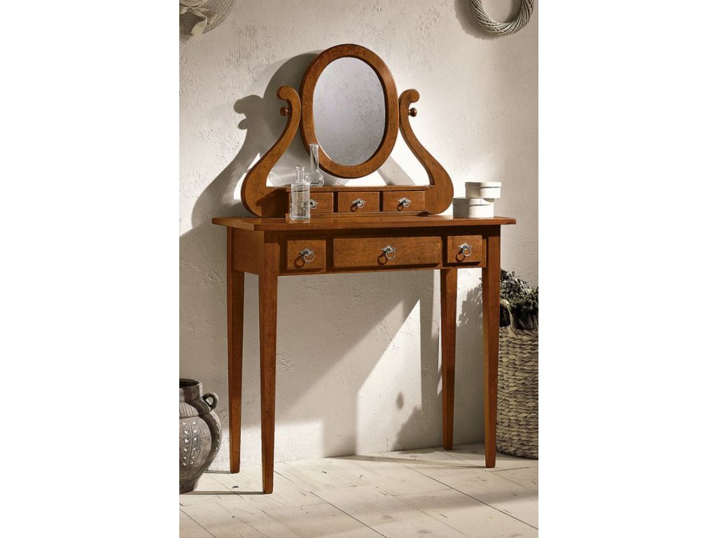 Konzolový stolek se zrcadlem 90x138x40 cm ZA968