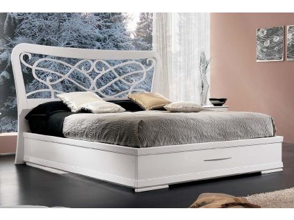Dřevěná manželská postel 180x200 cm VAR2115/180