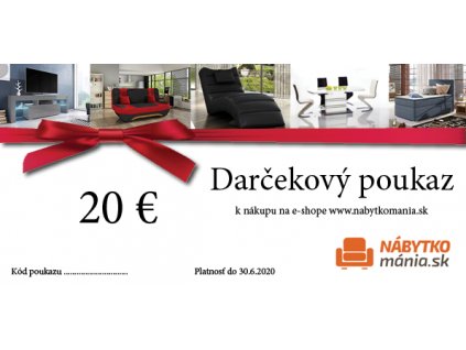 DARČEKOVÁ POUKÁZKA 20€