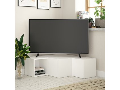 Televizní stolek COMPACT bílý