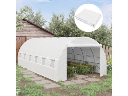 Náhradní plachta pro foliovník 300 x 200 x 600 cm bílá