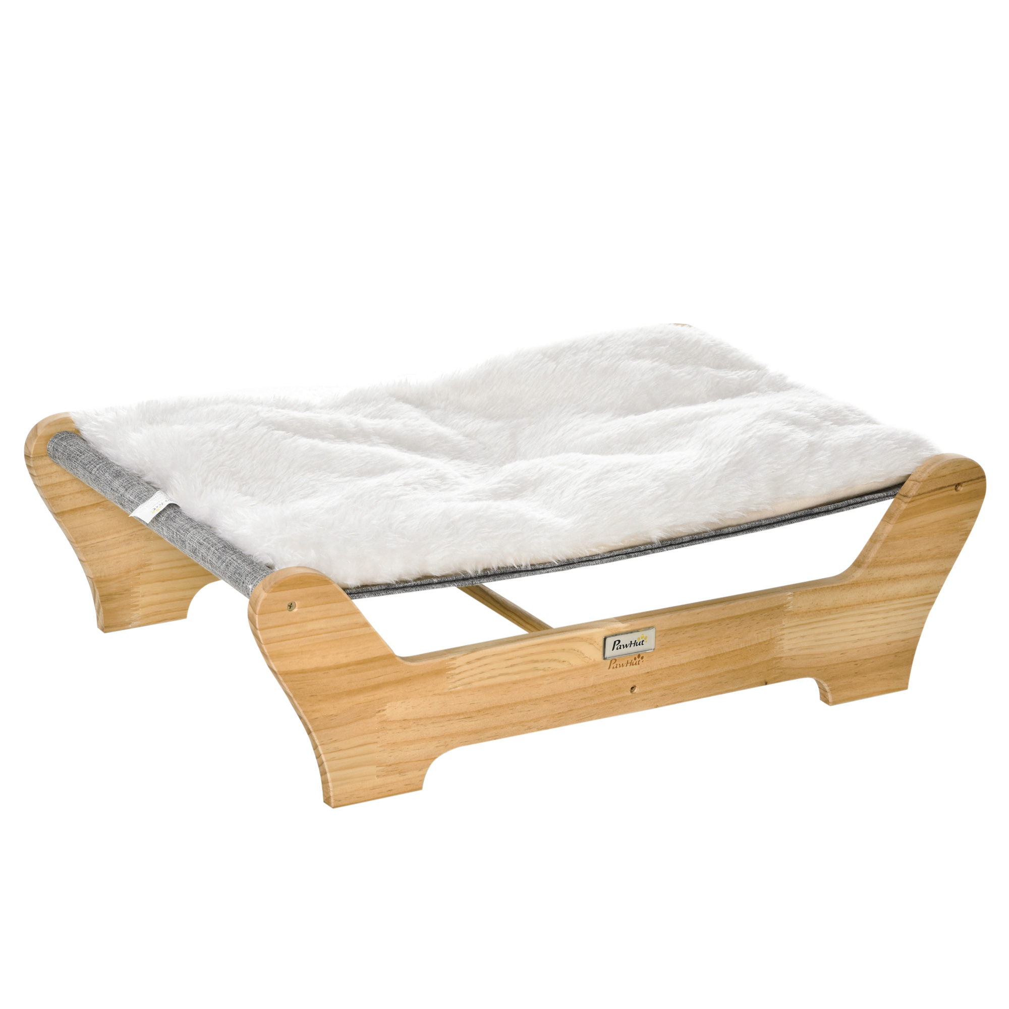 PAWHUT Pelech pre mačky BED 68 x 43 x 20 cm sivý