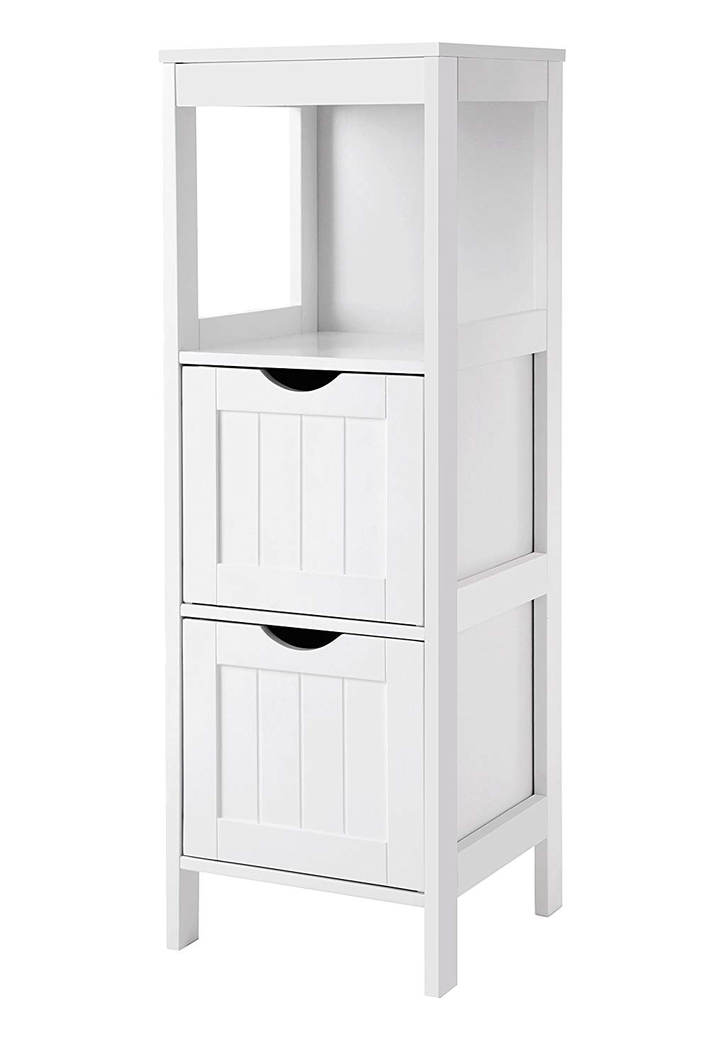 E-shop VASAGLE Kúpelnová skrínka s dvoma zásuvkami biela