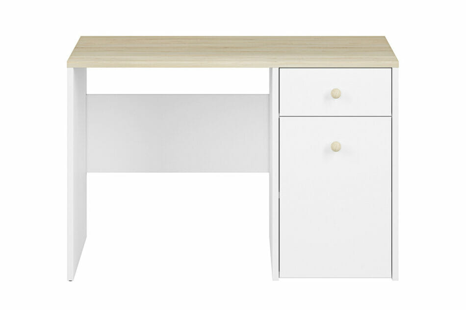 E-shop KONSIMO Písací stôl BUBO buk biely 117 x 79 x 51 cm