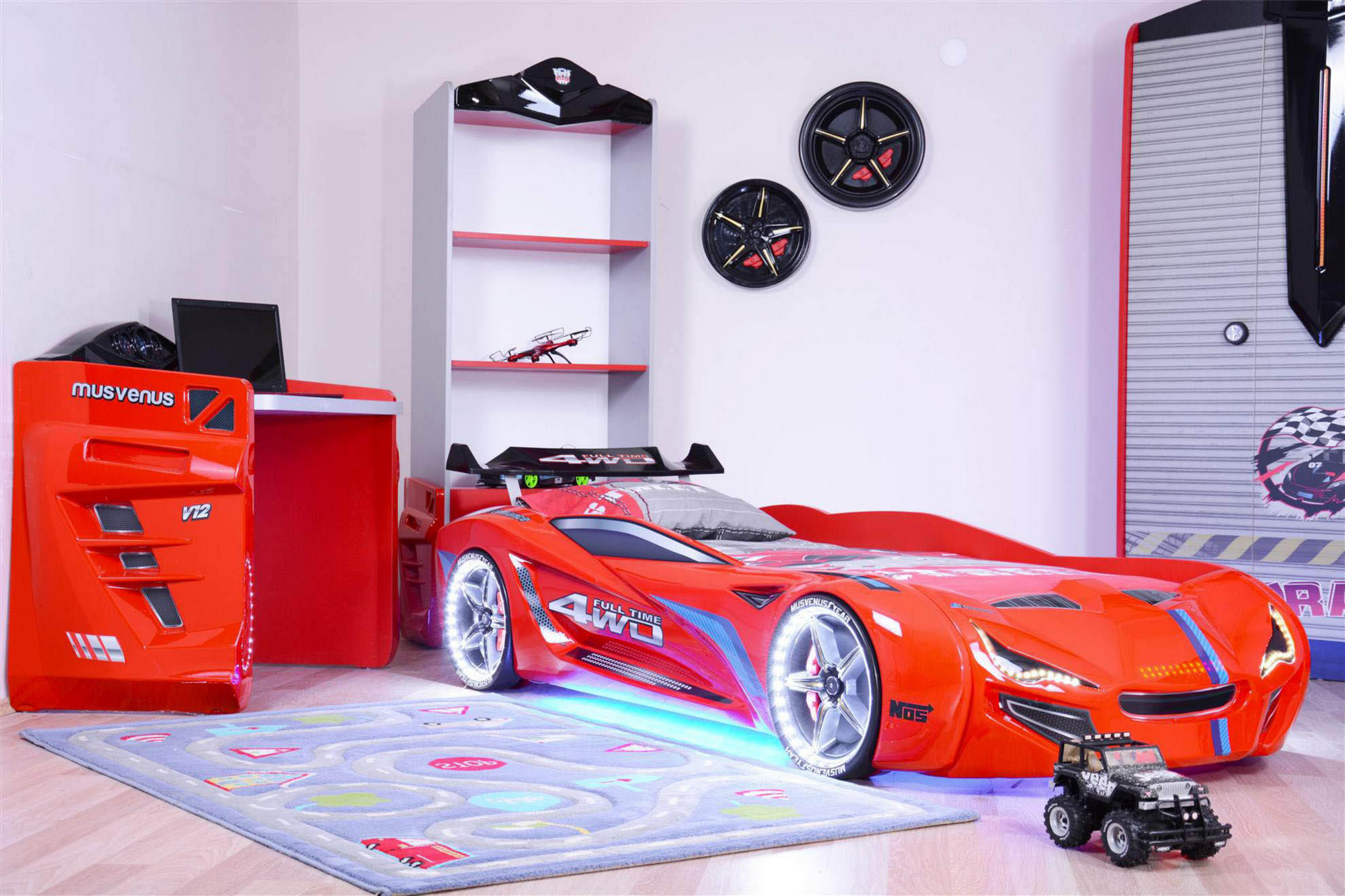 E-shop ASIR Detská posteľ auto VENUS červené
