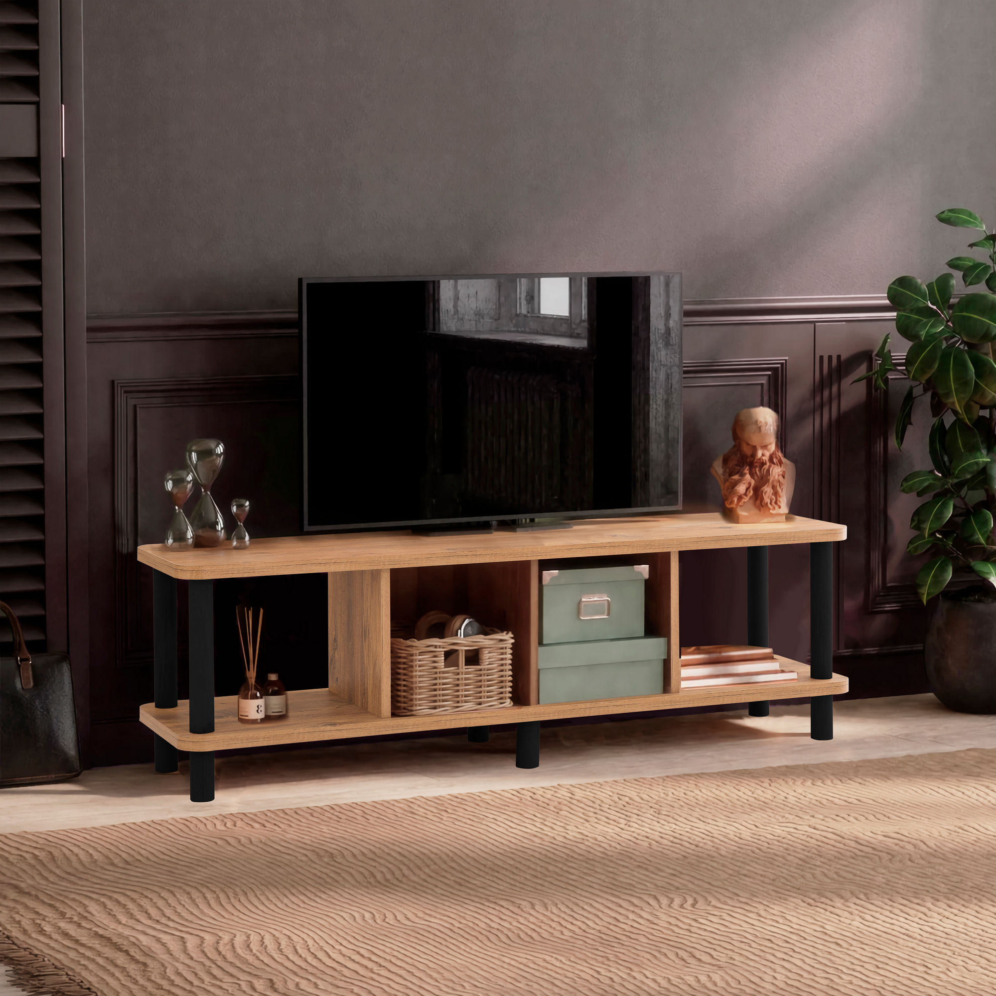 ASIR TV stolík NEO 180 atlantic pine black