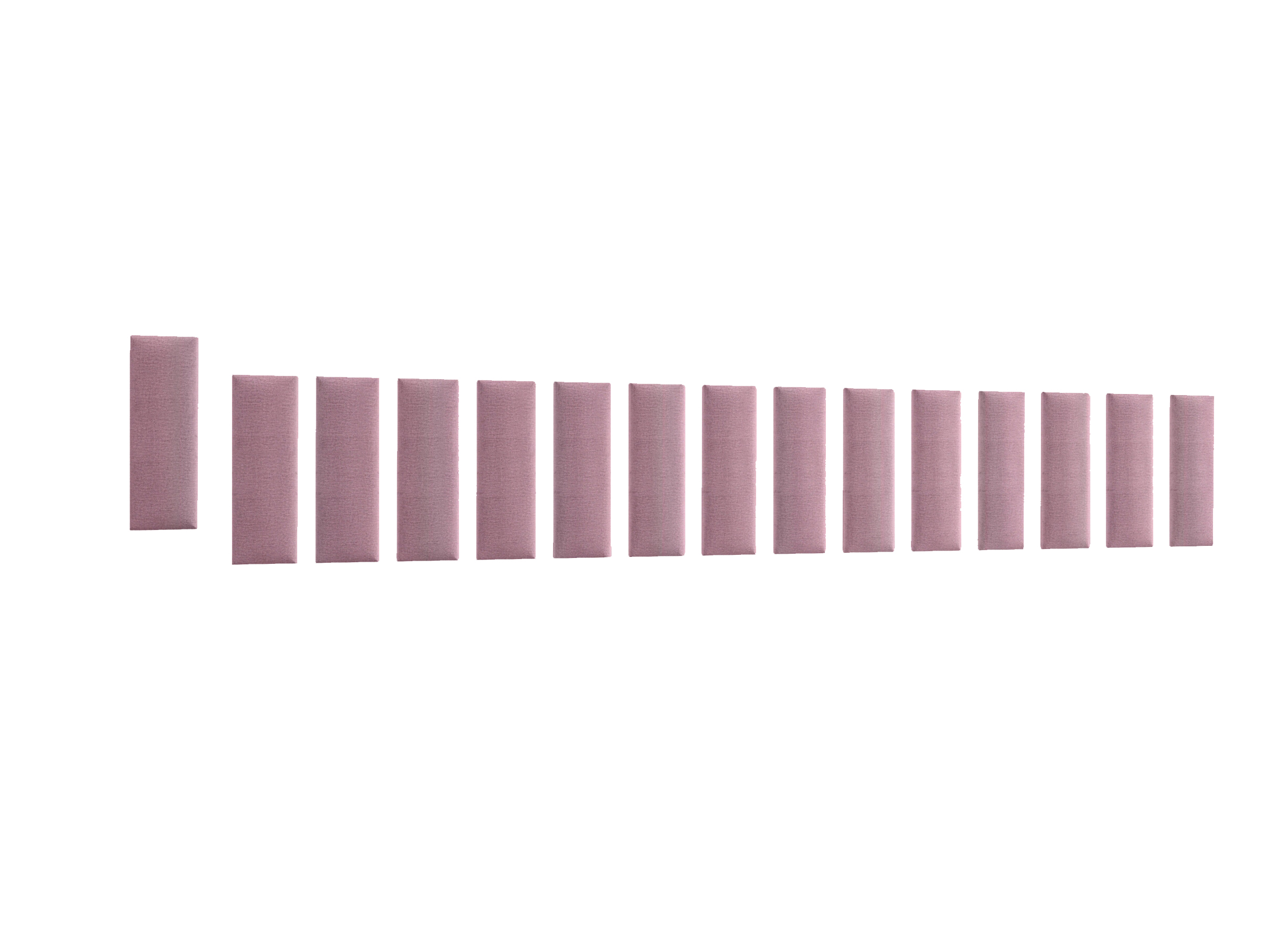 Eltap Čalúnený panel SET QUADRATTA 300x60 ružový