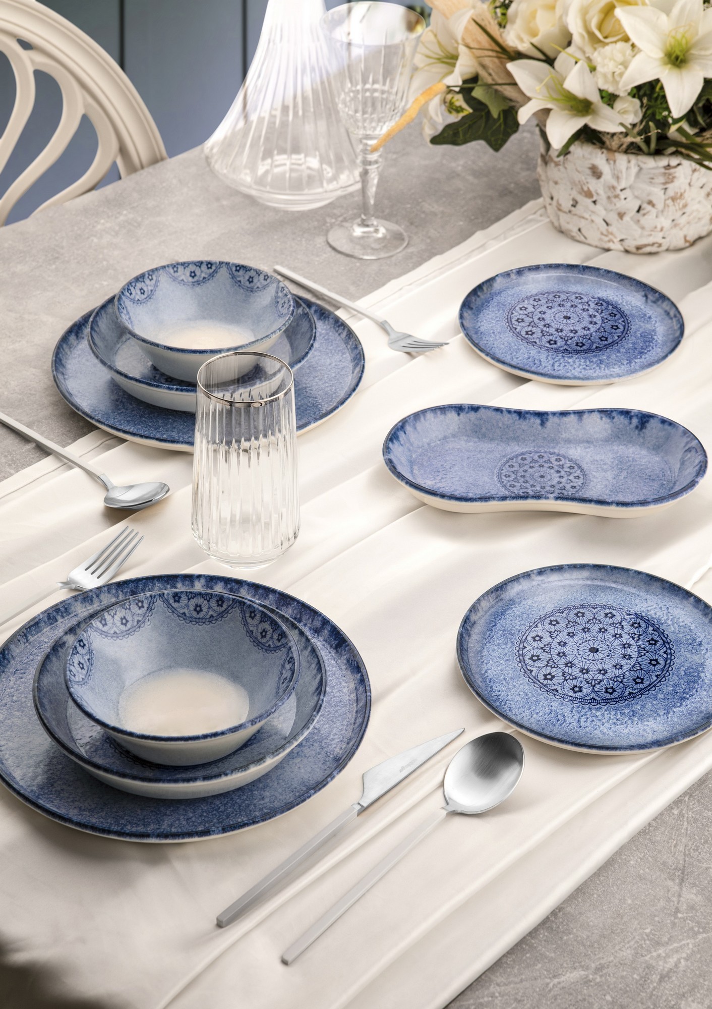 Porcelánová jedálenská súprava GREEK 27 ks