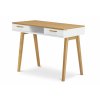 Psací stůl FRISK dub bílý 100 x 75 x 48 cm 3
