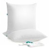 Polštář bílý 80 x 80 cm 1500g 2 ks SONGMICS 3