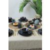 Porcelánová jídelní souprava STRIPE 24 ks