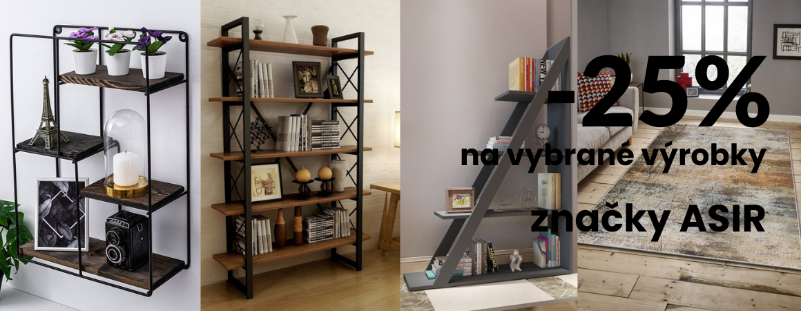 Sleva -25% na vybrané výrobky značky ASIR