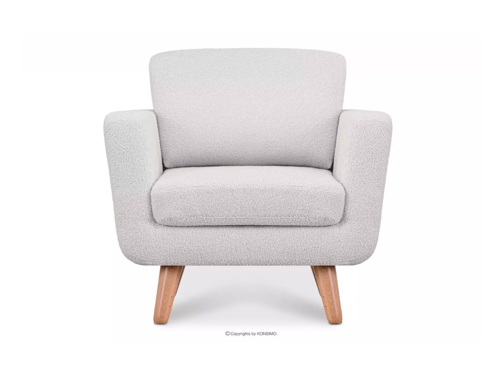 Křeslo Tagio beránek bílý 1