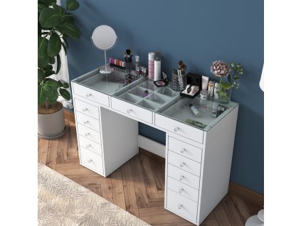 Toaletní stolek BJ105 bílý