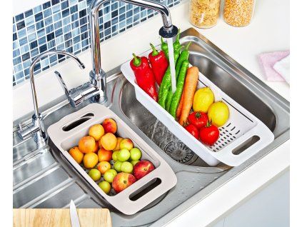 Oplachovací mísa do dřezu FT bílá