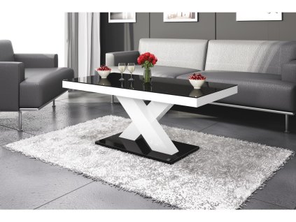 Konferenční stolek XENON MINI, černo/bílý