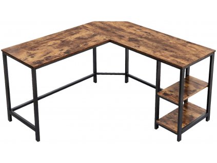 Počítačový stůl rohový industriální 138x138 cm