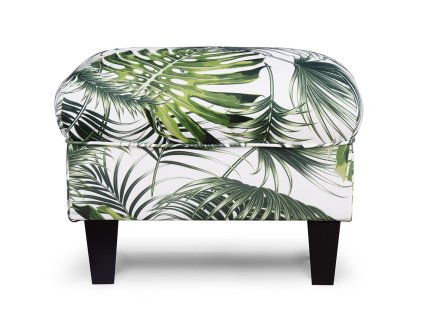 Taburet MILES vzor monstera 02