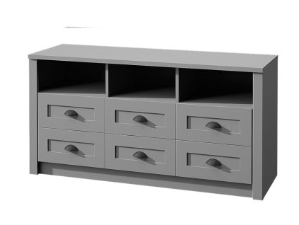TV stolek LEMAS šedý03