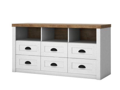 TV stolek LEMAS bílý01