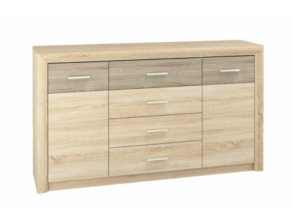 Komoda ARNIKA 4 zásuvky dub sonoma 165 x 94 x 43 cm