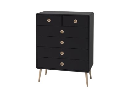 komoda SOFTLINE černá07