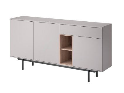 Komoda NISSO 1 zásuvka šedá dub 175 x 89 x 40 cm