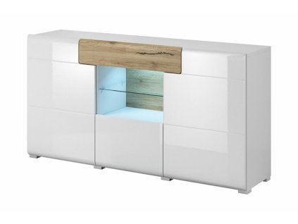 Komoda TOLEDO antracit dub 159 x 83 x 39 cm