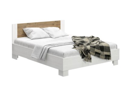 Postel MARKOS s roštem 160 x 200 borovice anderson dub