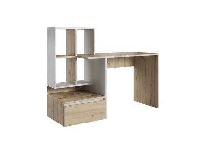 Psací stůl PACO 02 dub artisan bílý mat (Kopírovat)