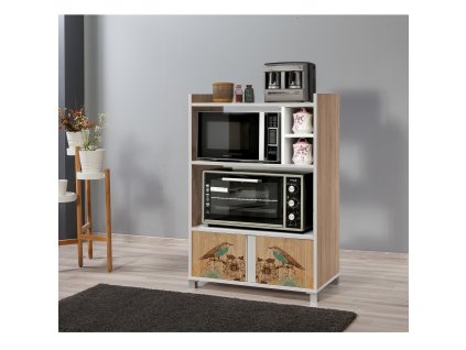 Kuchyňský regál ELEKTROBAR dub sonoma