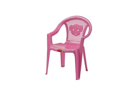 Dětská zahradní židle CHILD růžová