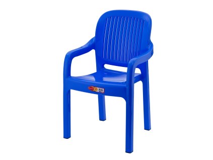 Dětská zahradní židle STRIPE modrá