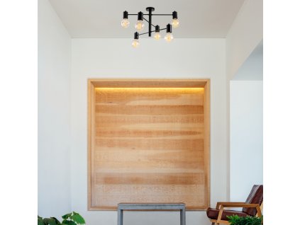 Lustr HEXA - 6941 černá