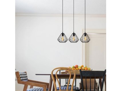 Lustr DIAMOND - 704-S1 černá