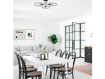 Lustr CIRCLE - 1341 černá