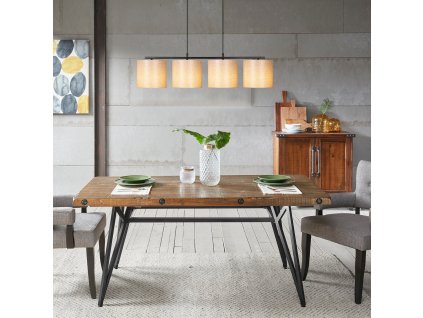 Lustr VALIZ - 4706 černá krémová