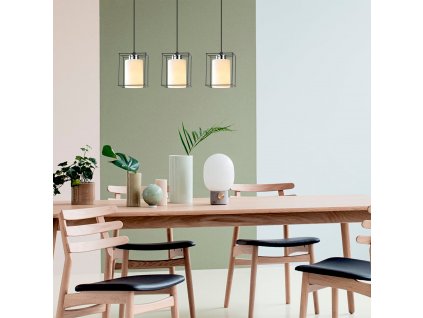 Lustr SWANK - 702-S1 černá