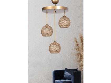 Lustr CRAYON - SILVER stříbrná