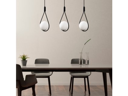 Lustr MUDONI černá