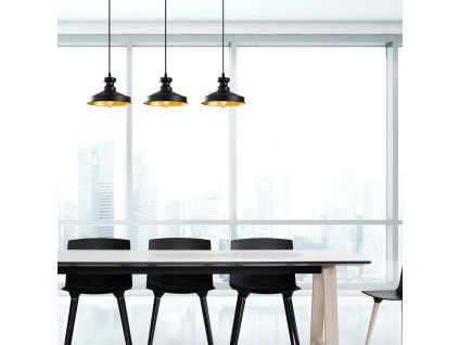 Lustr BERCESTE černá