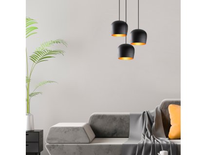 Lustr BERCESTE černá