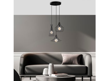 Lustr MEZOPOTAMYA černá